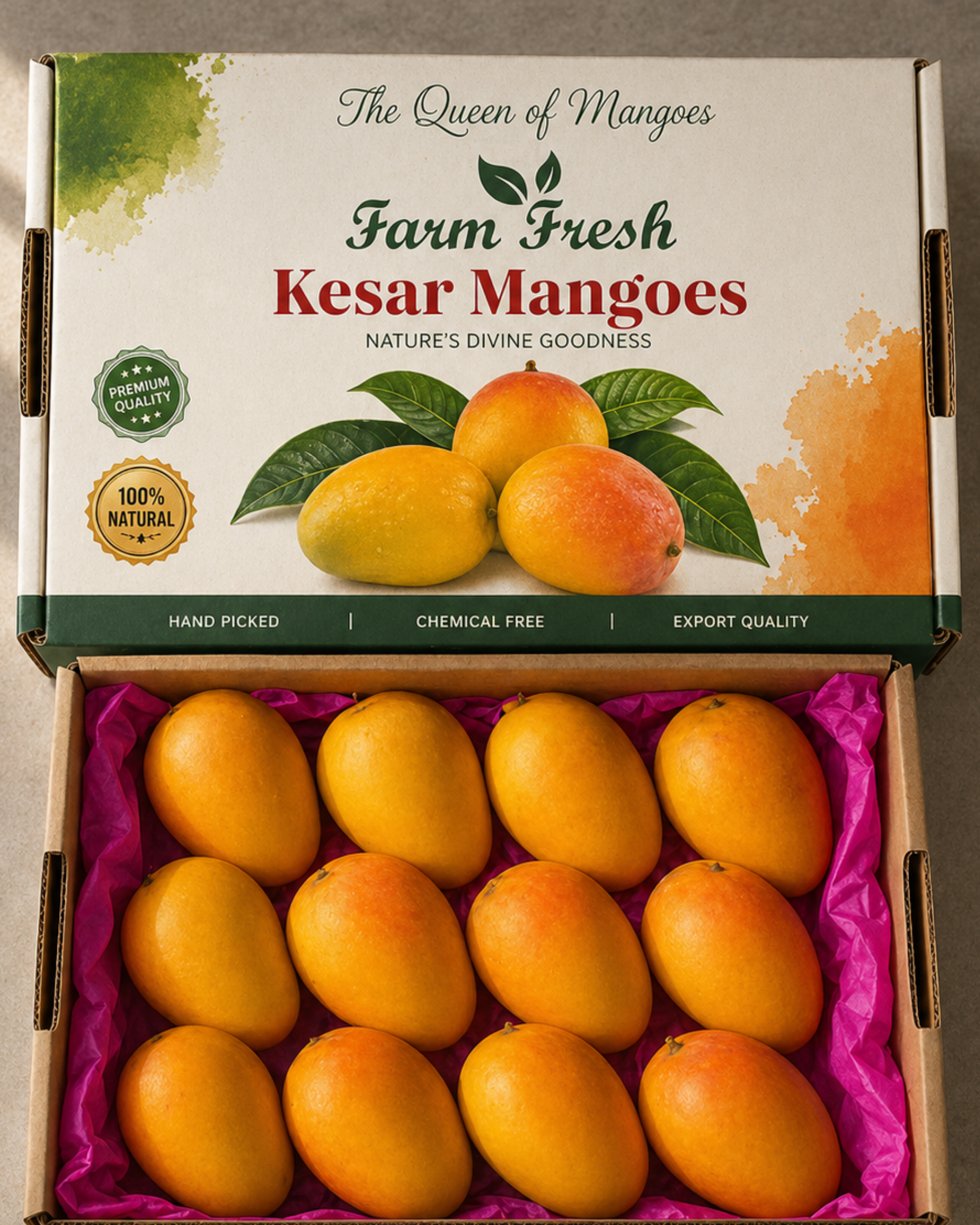 Kesar Mango Box